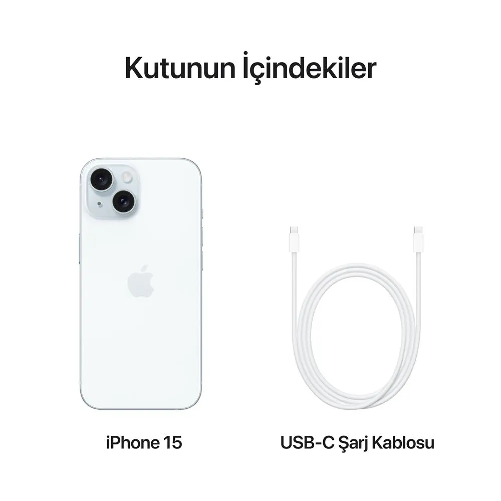iPhone 15 128 Gb Akıllı Telefon Mavi - 1